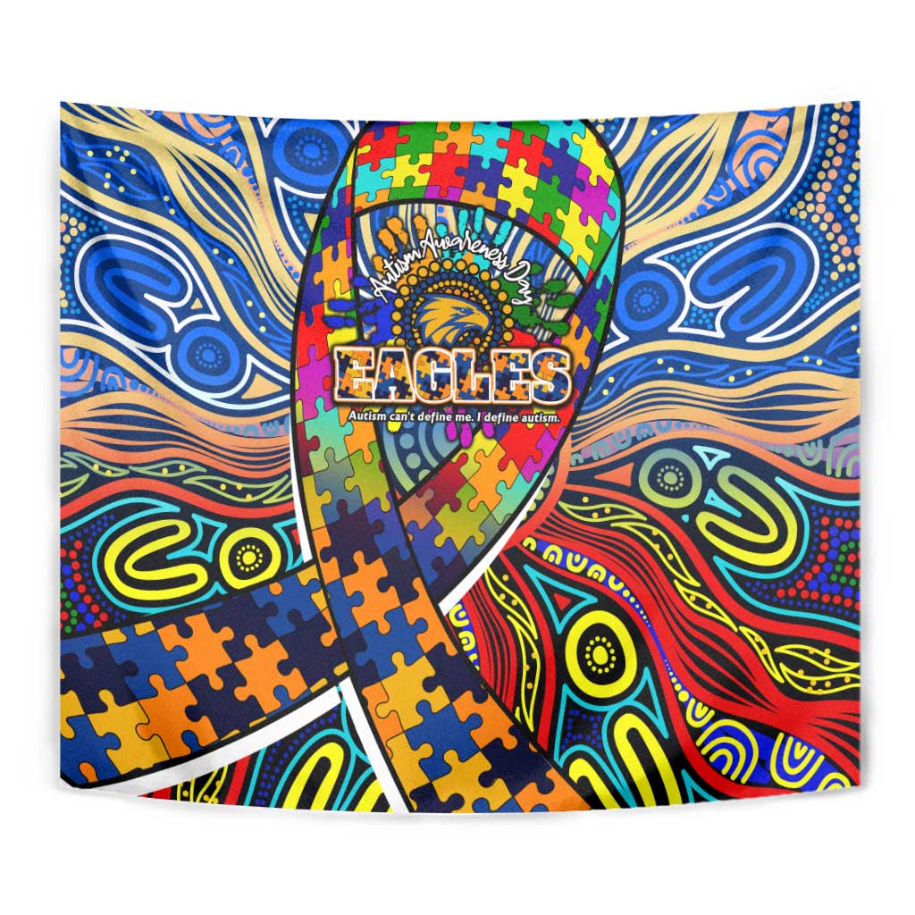 Autism Awareness Australia West Coast Eagles Tapestry Aboriginal Indigenous Art