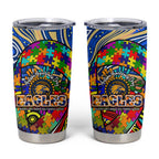 Autism Awareness Australia West Coast Eagles Tumbler Cup Aboriginal Indigenous Art