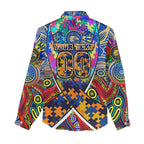 Autism Awareness Australia West Coast Eagles Women Casual Shirt Aboriginal Indigenous Art