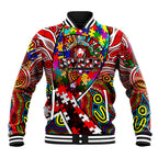 Autism Awareness Australia Sydney Swans Baseball Jacket Aboriginal Indigenous Art