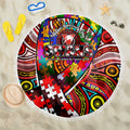 Autism Awareness Australia Sydney Swans Beach Blanket Aboriginal Indigenous Art