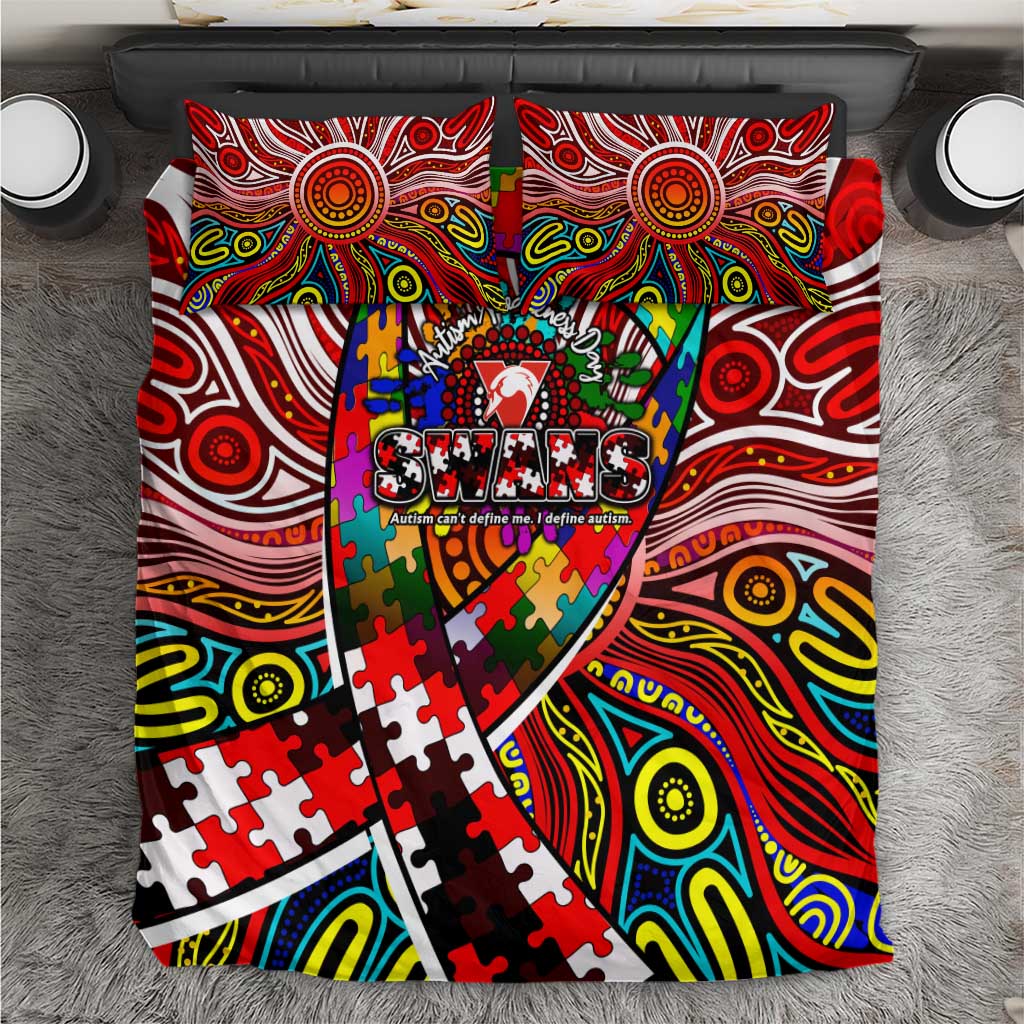 Autism Awareness Australia Sydney Swans Bedding Set Aboriginal Indigenous Art