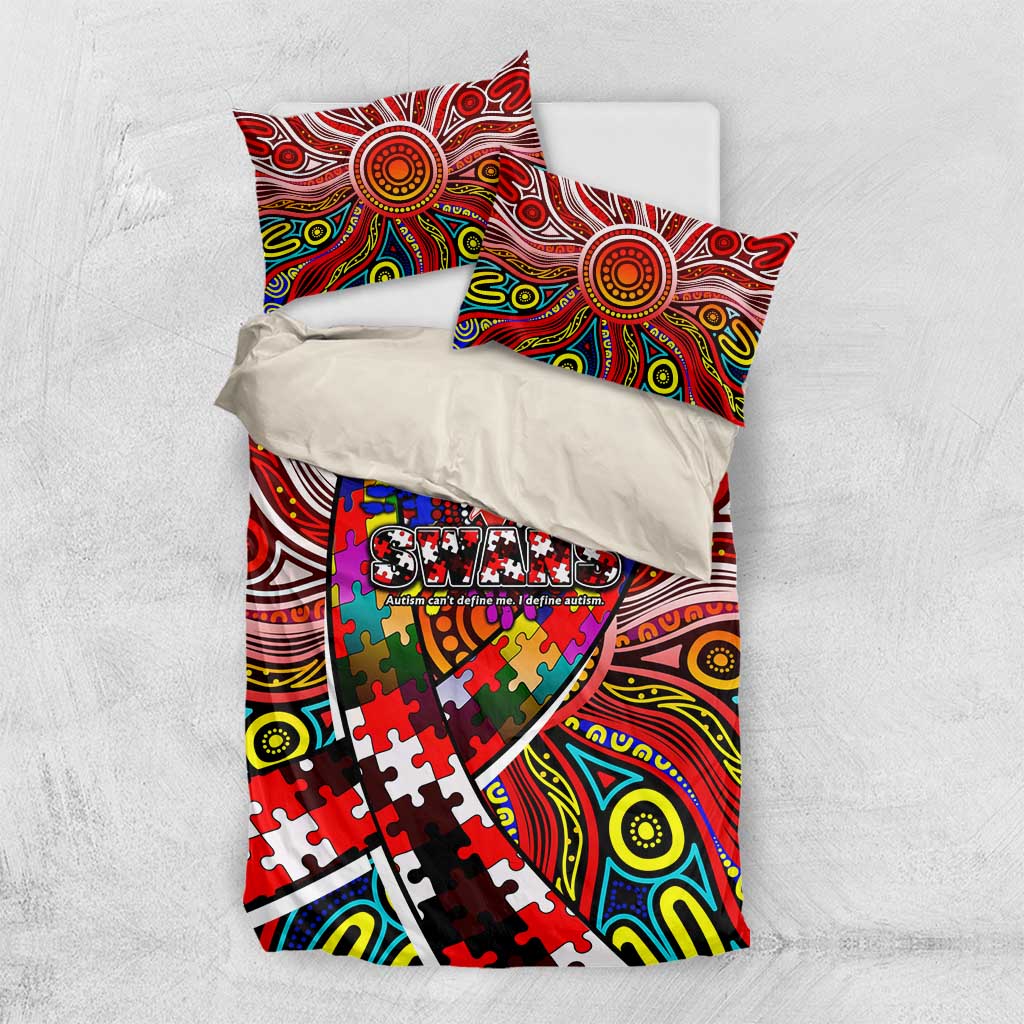 Autism Awareness Australia Sydney Swans Bedding Set Aboriginal Indigenous Art