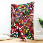 Autism Awareness Australia Sydney Swans Blanket Aboriginal Indigenous Art