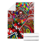 Autism Awareness Australia Sydney Swans Blanket Aboriginal Indigenous Art