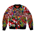 Autism Awareness Australia Sydney Swans Bomber Jacket Aboriginal Indigenous Art