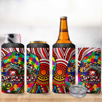 Autism Awareness Australia Sydney Swans 4 in 1 Can Cooler Tumbler Aboriginal Indigenous Art