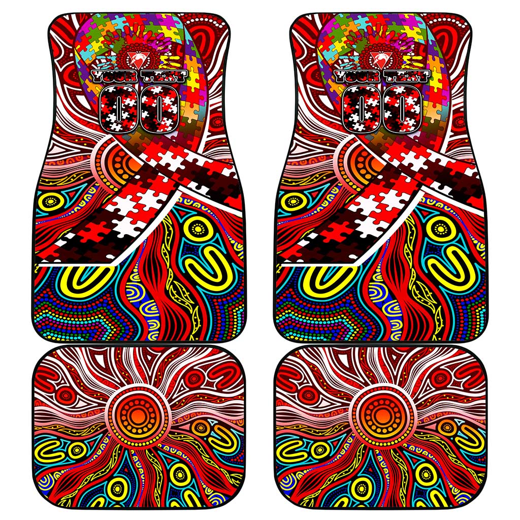 Autism Awareness Australia Sydney Swans Car Mats Aboriginal Indigenous Art