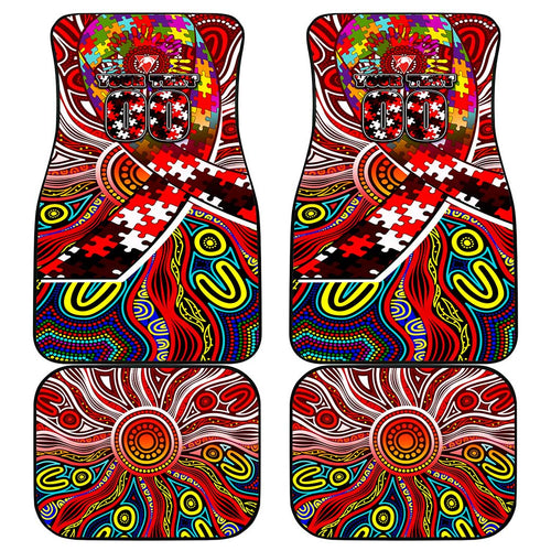 Autism Awareness Australia Sydney Swans Car Mats Aboriginal Indigenous Art