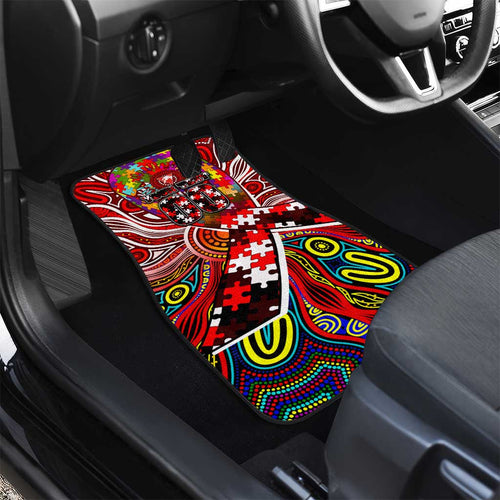 Autism Awareness Australia Sydney Swans Car Mats Aboriginal Indigenous Art