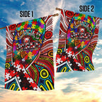 Autism Awareness Australia Sydney Swans Garden Flag Aboriginal Indigenous Art