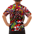 Autism Awareness Australia Sydney Swans Hawaiian Shirt Aboriginal Indigenous Art