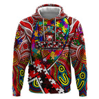 Autism Awareness Australia Sydney Swans Hoodie Aboriginal Indigenous Art