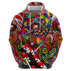 Autism Awareness Australia Sydney Swans Hoodie Aboriginal Indigenous Art