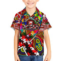 Autism Awareness Australia Sydney Swans Kid Hawaiian Shirt Aboriginal Indigenous Art
