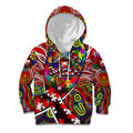 Autism Awareness Australia Sydney Swans Kid Hoodie Aboriginal Indigenous Art