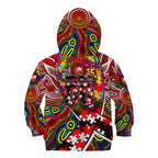 Autism Awareness Australia Sydney Swans Kid Hoodie Aboriginal Indigenous Art