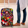 Autism Awareness Australia Sydney Swans Luggage Cover Aboriginal Indigenous Art