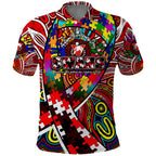Autism Awareness Australia Sydney Swans Polo Shirt Aboriginal Indigenous Art