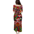 Autism Awareness Australia Sydney Swans Puletasi Aboriginal Indigenous Art