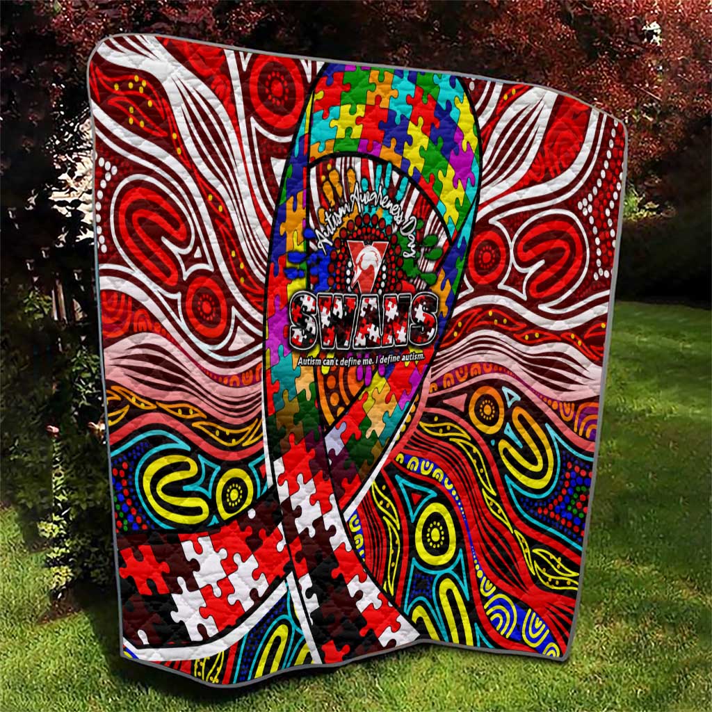 Autism Awareness Australia Sydney Swans Quilt Aboriginal Indigenous Art