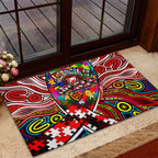 Autism Awareness Australia Sydney Swans Rubber Doormat Aboriginal Indigenous Art