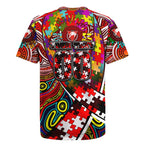 Autism Awareness Australia Sydney Swans Rugby Jersey Aboriginal Indigenous Art