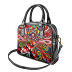 Autism Awareness Australia Sydney Swans Shoulder Handbag Aboriginal Indigenous Art