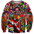 Autism Awareness Australia Sydney Swans Sweatshirt Aboriginal Indigenous Art