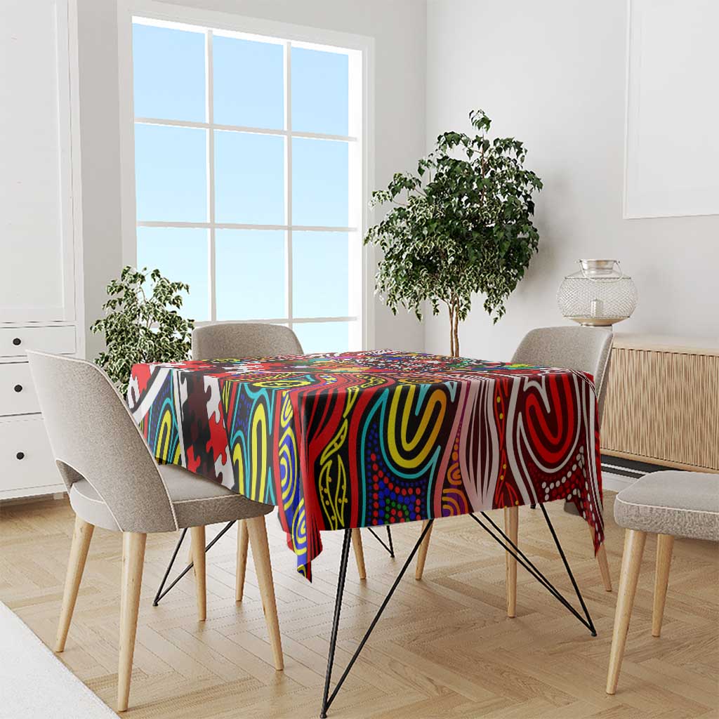 Autism Awareness Australia Sydney Swans Tablecloth Aboriginal Indigenous Art
