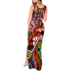 Autism Awareness Australia Sydney Swans Tank Maxi Dress Aboriginal Indigenous Art
