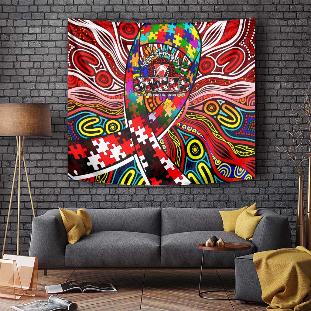 Autism Awareness Australia Sydney Swans Tapestry Aboriginal Indigenous Art