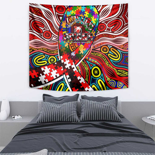 Autism Awareness Australia Sydney Swans Tapestry Aboriginal Indigenous Art