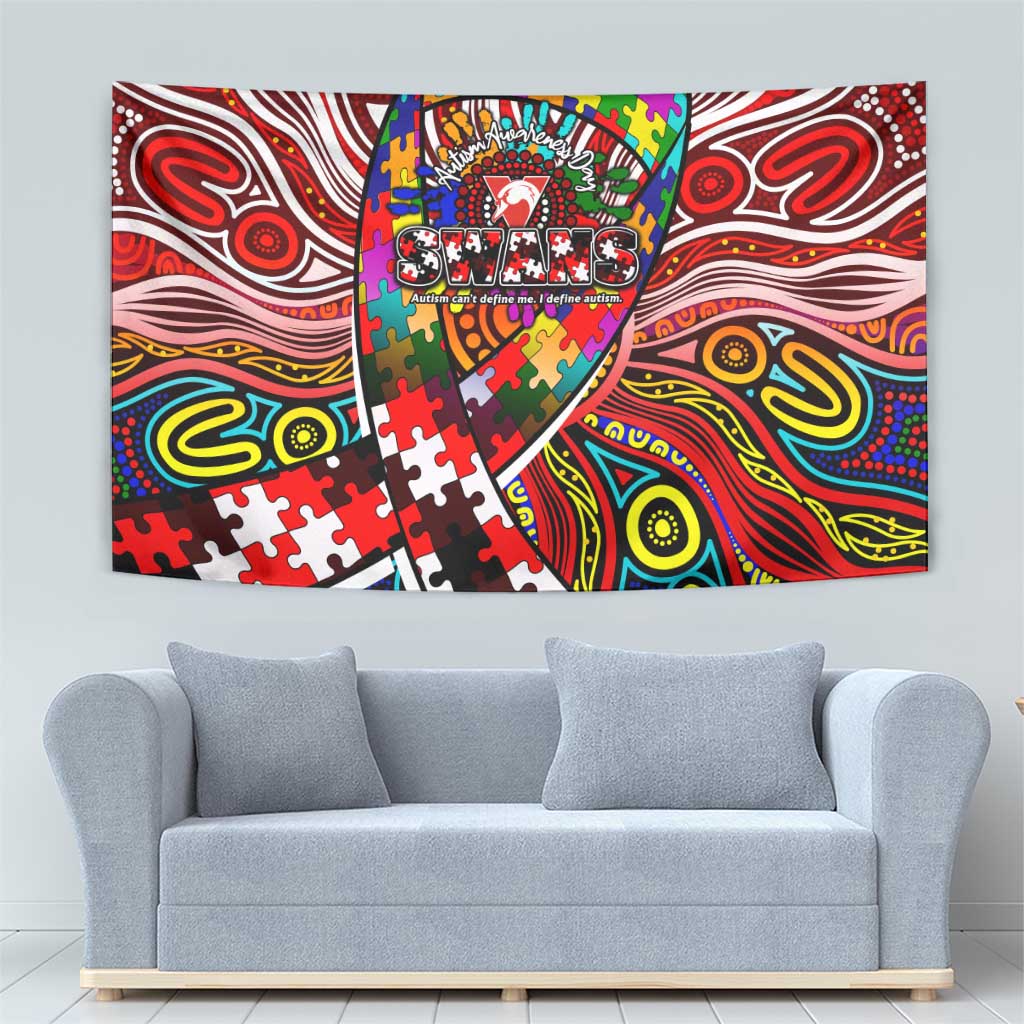 Autism Awareness Australia Sydney Swans Tapestry Aboriginal Indigenous Art