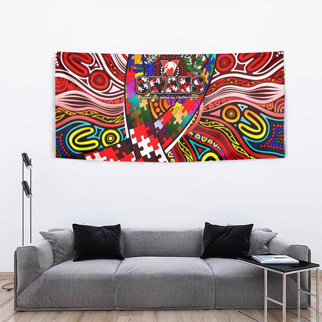 Autism Awareness Australia Sydney Swans Tapestry Aboriginal Indigenous Art