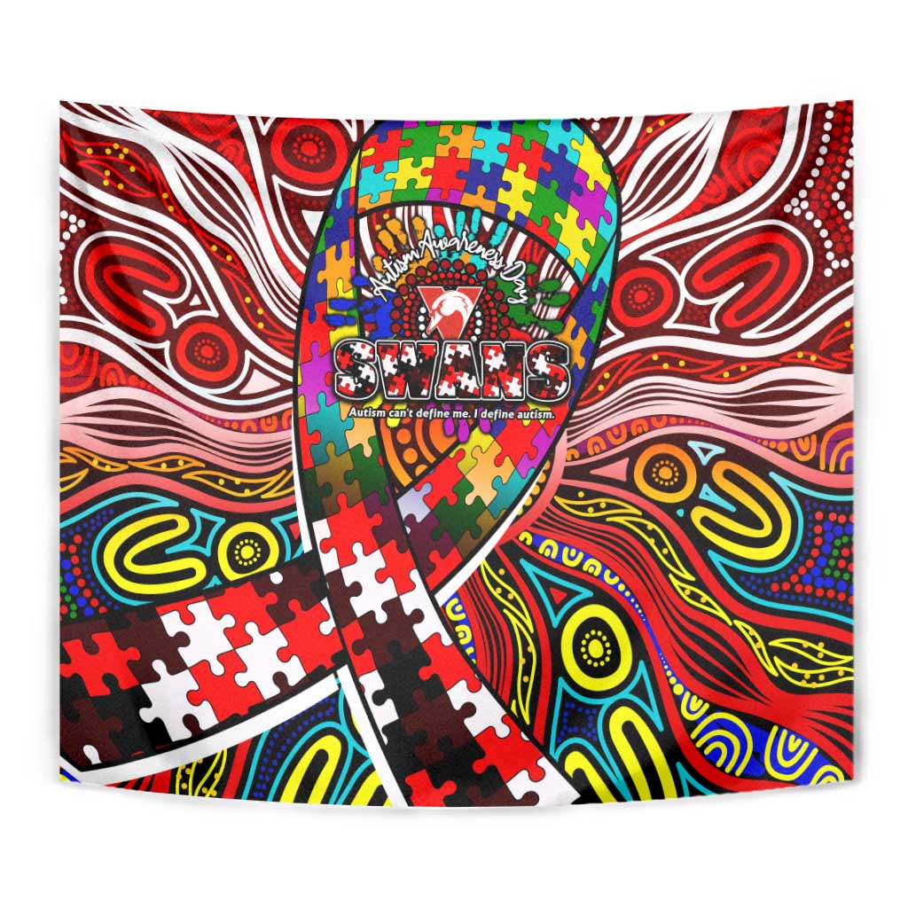 Autism Awareness Australia Sydney Swans Tapestry Aboriginal Indigenous Art
