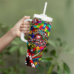 Autism Awareness Australia Sydney Swans Tumbler With Handle Aboriginal Indigenous Art