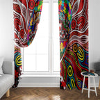 Autism Awareness Australia Sydney Swans Window Curtain Aboriginal Indigenous Art