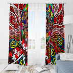 Autism Awareness Australia Sydney Swans Window Curtain Aboriginal Indigenous Art