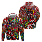Autism Awareness Australia Sydney Swans Zip Hoodie Aboriginal Indigenous Art