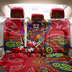 Autism Awareness Australia St Kilda Saints Back Car Seat Cover Aboriginal Indigenous Art
