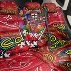 Autism Awareness Australia St Kilda Saints Back Car Seat Cover Aboriginal Indigenous Art