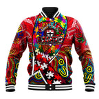 Autism Awareness Australia St Kilda Saints Baseball Jacket Aboriginal Indigenous Art