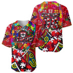 Autism Awareness Australia St Kilda Saints Baseball Jersey Aboriginal Indigenous Art