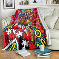 Autism Awareness Australia St Kilda Saints Blanket Aboriginal Indigenous Art