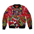 Autism Awareness Australia St Kilda Saints Bomber Jacket Aboriginal Indigenous Art