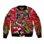 Autism Awareness Australia St Kilda Saints Bomber Jacket Aboriginal Indigenous Art