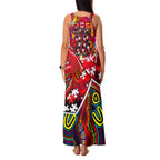 Autism Awareness Australia St Kilda Saints Family Matching Tank Maxi Dress and Hawaiian Shirt Aboriginal Indigenous Art