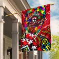 Autism Awareness Australia St Kilda Saints Garden Flag Aboriginal Indigenous Art