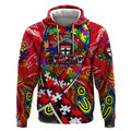 Autism Awareness Australia St Kilda Saints Hoodie Aboriginal Indigenous Art